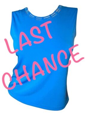 Blue Nikki Sleeveless Blouse